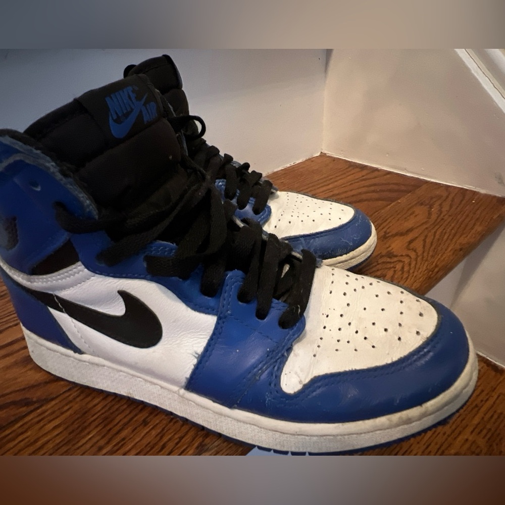 Nike Air Jordan 1 Retro High OG 575441-403 BG 'Game Royal' 2017  Youth Size 6Y